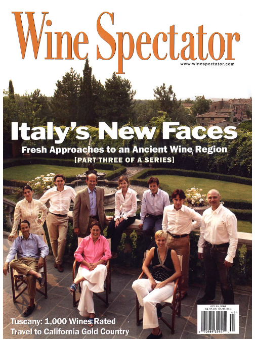 Wine Spectator 2003 – Italy’s new faces